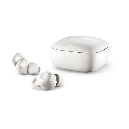 Urbanista Porto Cloud White earphones and charging case